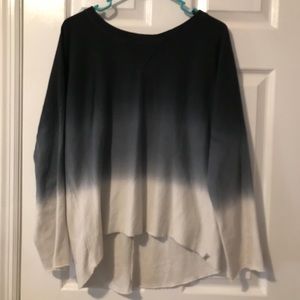 Ombré Dye Sweatshirt top